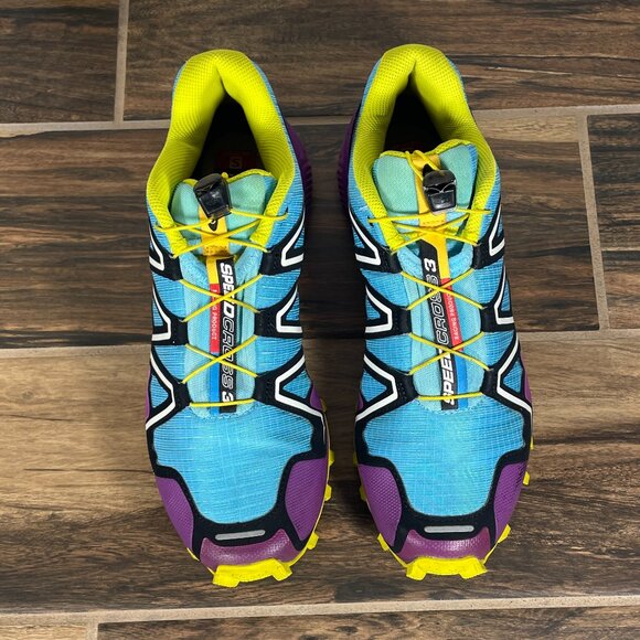 Salomon Speedcross 3 Trail Running Shoes Womens Size 9.5 Multicolor Sneakers - Picture 14 of 15